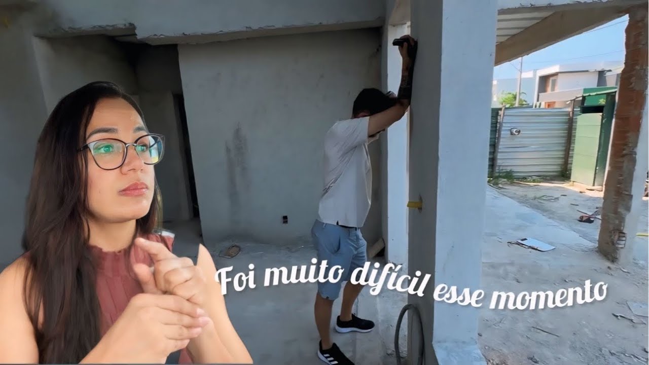 Chegamos na obra e vimos como está nossa casa | foi muito difícil esse dia para nós