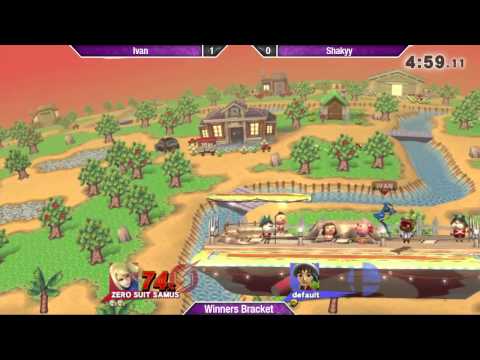 SAFGC R1 - Ivan (ZSS) vs Shakyy (Mii Brawler) - Smash 4