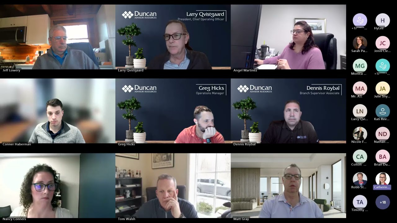 01/07/26 DAR Enterprise Year in Review - What worked in 2025 and what needs help in 2026 with DAR team members Larry, Thomas, Catherine (CJ), Dennis and Adam.