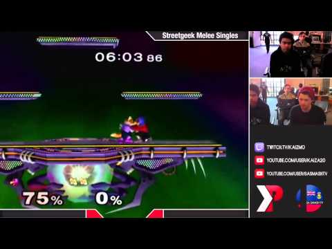 Streetgeek 14.08 - Kaiza (Falco) vs Oli (Fox) - SSBM