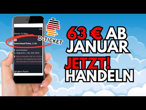 Deutschlandticket wird teurer – das musst du JETZT in der DB-App tun! (Meldung im Navigator erklärt)