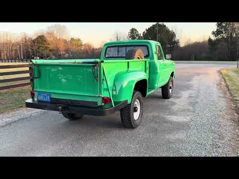1972 Ford F-250 Custom Highboy 4×4 Flareside