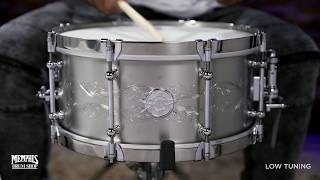 Video thumbnail for Dunnett Classic 14x6.5 Titanium Raw Snare Drum (6514TITI-R-MM) by Memphis Drum Shop
