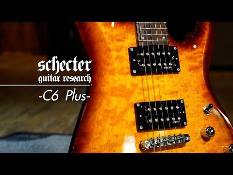 Schecter C-6 Plus - Electric Guitar - Charcoal Burst Finish image 9