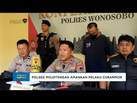 POLSEK MOJOTENGAH AMANKAN PELAKU PENCURI SEPEDA MOTOR YANG BERAKSI SAAT PEMILIKNYA TIDUR