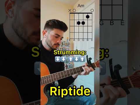 Easy Guitar Songs pt 1 | Riptide #guitar #acoustic #guitarra #violão #guitarlesson #tutorial