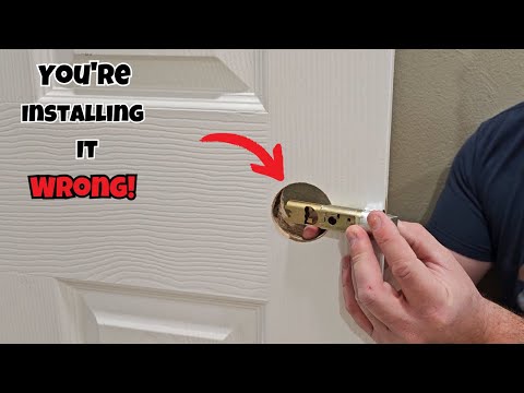 How to Install a Kwikset Door Knob/Handle | DIY Door Handle Installation Tips & Tools