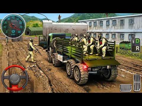 US Army Trasport Truck Simulator 3D - Offroad Military Truck Drive 2026 : Android Gameplay