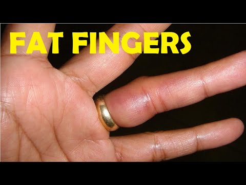 how to get rid of finger fat fast