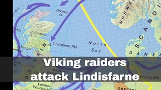 8th June 793: Viking raiders attack Lindisfarne in Northumbria