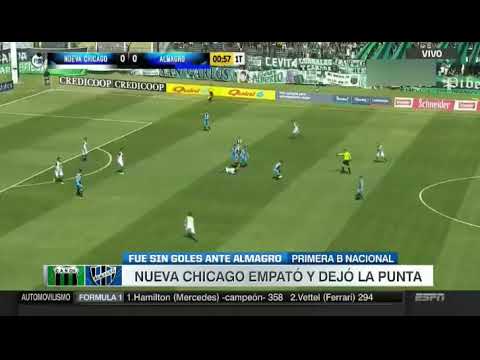 Nueva Chicago 0 Almagro 0 (Nacional B)