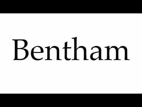 How to Pronounce Bentham
