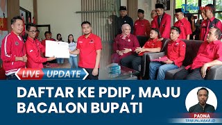 Putra Bungsu Bupati Pangandaran Resmi Daftar ke PDI Perjuangan, Maju Jadi Calon Bupati Pangandaran