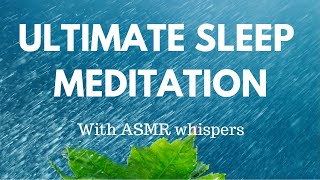 ULTIMATE SLEEP THERAPY,  Guided sleep 💤 meditation The sounds of rain, relax, deep sleep fast