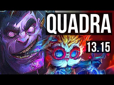 DR. MUNDO vs HEIMERDINGER (TOP) | Quadra, Rank 8 Mundo, 400+ games, Godlike | KR Master | 13.15
