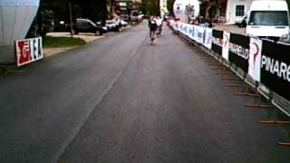 preview picture of video 'Maratona dles Dolomites 2009 #17 last km through finish at Corvara'