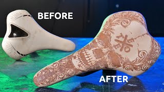 I Made a $900 Custom Bike Saddle with Laser Beams
