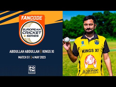 POTM: A.Abdullah - ALB vs KIN-XI | Highlights | FanCode ECS Milan | 04 May 2023 | ECS23.288