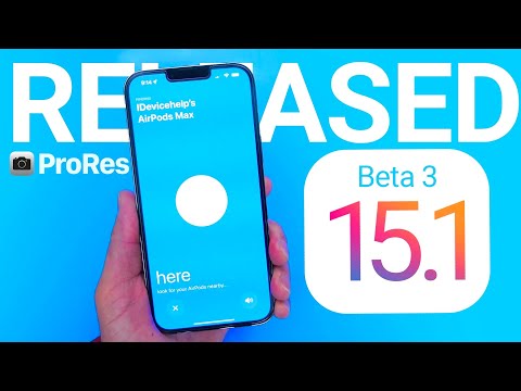 iOS 15.1 Beta 3 RELEASED With ProRes Video and More Amazing Features!
