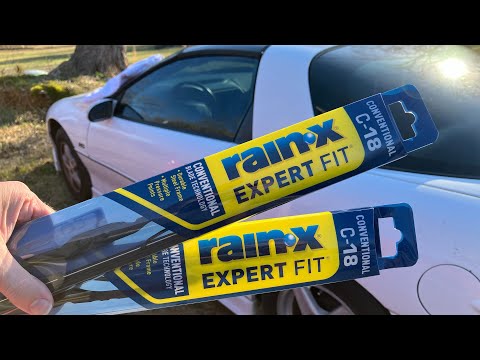 1997 Camaro RS windshield wiper replacement Rain X Expert Fit C-18 Reverse J hook, can use 18-24