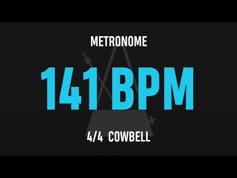 141 BPM 4/4 - Best Metronome (Cowbell)