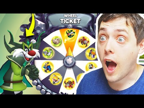 The Rapthcallion UNLOCK 48 GOLDEN TICKETS SPEND WHEEL - Looney Tunes World of Mayhem Game Gameplay