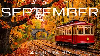 September 4K 🍂 Autumn Begins 🍂 Golden Forests, Quiet Lakes and the First Colors of Fall