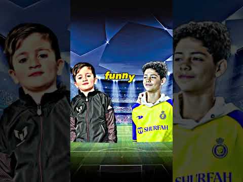 Thiago Messi VS Ronaldo Jr😈🔥