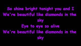 Rihanna - Diamonds (Remix) [feat. Kanye West] (Lyrics on Screen)