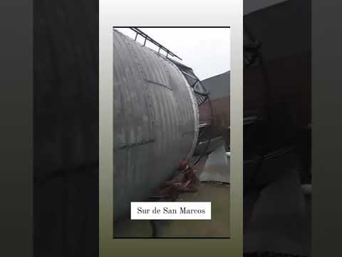 San Marcos Sud. Tambien castigada por el temporal de hoy en Córdoba 27/11/2024