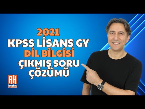 📘 2021 KPSS Türkçe | Dil Bilgisi – Çıkmış Sorular ve Çözümleri | Adem Hoca