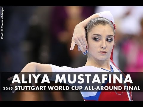 Aliya Mustafina 2019 Stuttgart World Cup All-Around Final