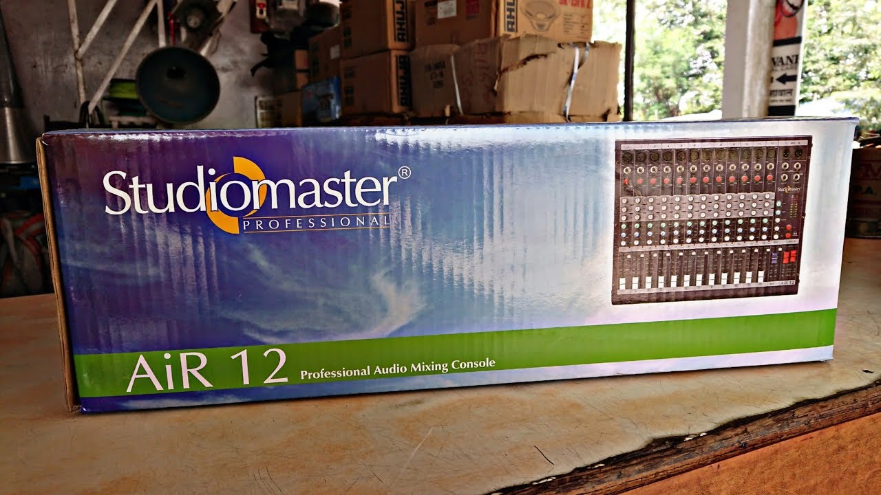 STUDIOMASTER AiR 12 MIXER UNBOXING & REVIEW