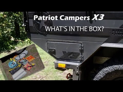 Patriot Campers X3 - camping equipment storage