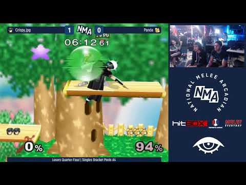 NMA2 - Crispy.jpg (Marth) VS Panda (Fox) - SSBM - Singles Pools