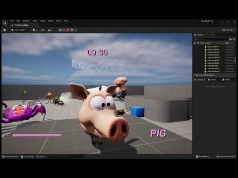White Wolf - Treasure Hunter 2 (Pig Playable Character) Unreal Engine 5