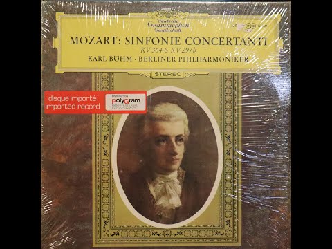 Mozart - Sinfonie Concertanti KV 364 & KV 279b - Karl Bohm, Berlin Philharmonic (1966) [Complete LP]