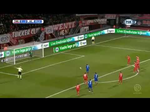Jahanbakhsh (Penalty) Goal HD - Twente 0-1 AZ Alkmaar 07.02.2018