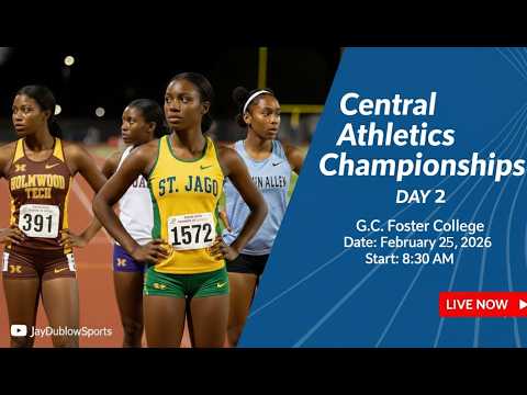 Central Athletics Championships 2026 | Day 2 Livestream #jaydublowsports