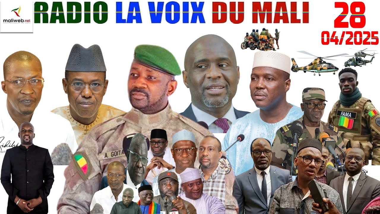 La Revue de Presse de la Radio La Voix du Mali du 28 AVRIL 2025