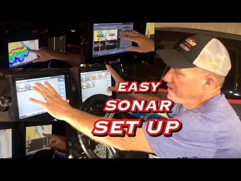 How I Set Up Garmin Sonar Units The EASY WAY to ... - YouTube