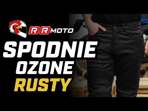 OZONE RUSTY - spodnie jeansowe z ochraniaczami