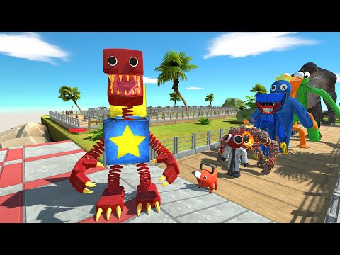 Boxy Boo vs Cave Troll Deluxe OASIS DEATH RUN - Animal Revolt Battle Simulator