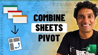 Create One Pivot Table from Many Sheets ~ AWESOME Excel Trick