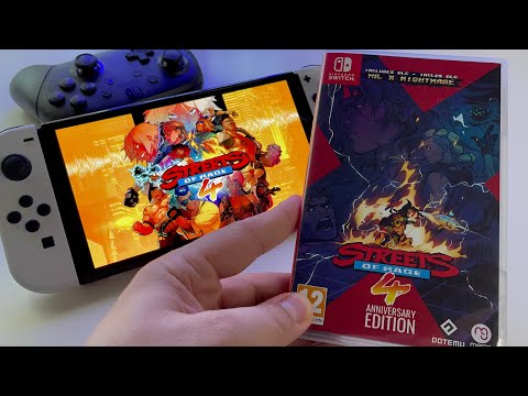 Streets of Rage 4 - anniversary edition - Review | Switch OLED handheld gameplay