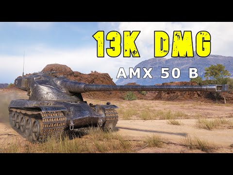 World of Tanks AMX 50 B - 6 Kills 13K Damage