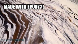How To Create A Fantasy Brown Granite Countertop With Epoxy | Easy DIY That Looks Real!