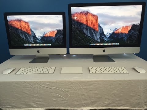 iMac 4k VS iMac 5k Comparison Late 2015
