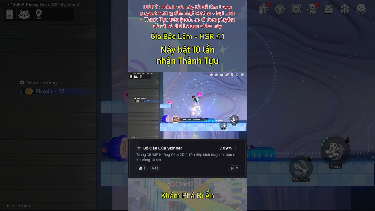 HSR 4.1 | Thành Tựu - Bồ Câu Của Skinner