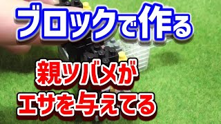 【ナノブロック】小鳥が可愛い『ツバメの巣』4倍速